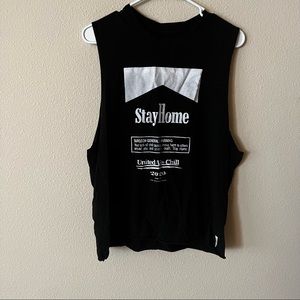 The Laundry Room Cropped Graphic Muscle Tank